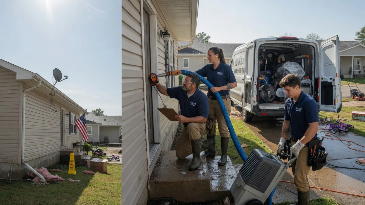 Ceiling Water Damage Restoration in Hope, AK near me